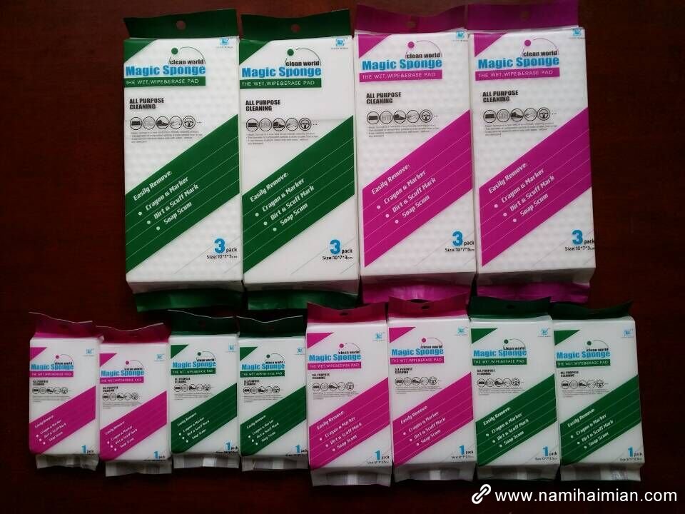 英文包装纳米海绵