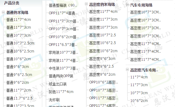 恩沃德产品尺寸图