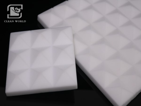 金字塔形纳米吸音海绵表面
