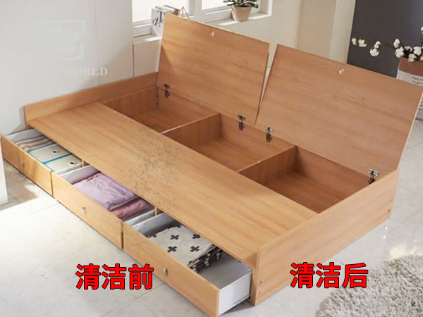 榻榻米清洁前后对比
